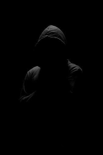 hd wallpaper anonymous human hood dark black thumbnail